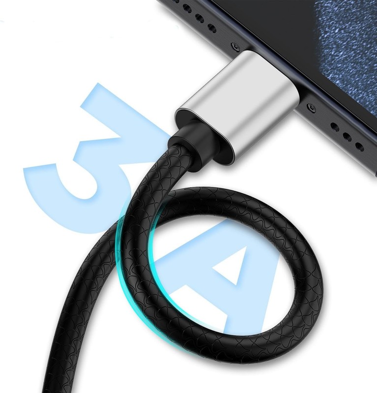 2 Pack 10ft USB C to USB A Cables with Fast Charging and Data Transfer gallery
