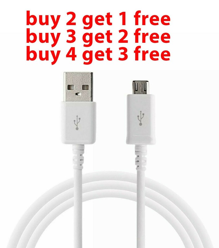 Real OEM Micro USB Charger Fast Charging Cable Cord For Samsung Android Phone