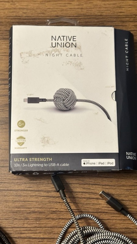 Genuine Native Union Night Cable *LOT OF 4* BELT Free Shipping gallery