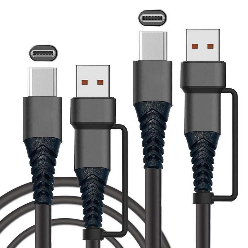 USB C Cable 60W 10Ft Fast Charging Qc Pd Charger Cord with USB to USB C Adapter