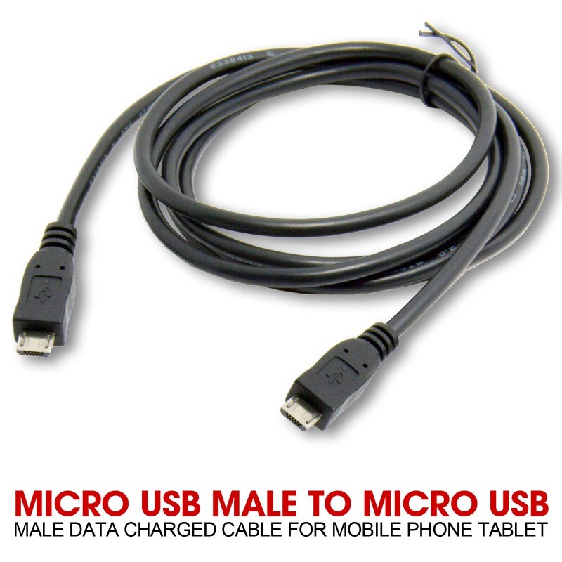 Micro USB to Micro USB OTG Cable Male to Male High Speed Sync Transfer Data Cord gallery