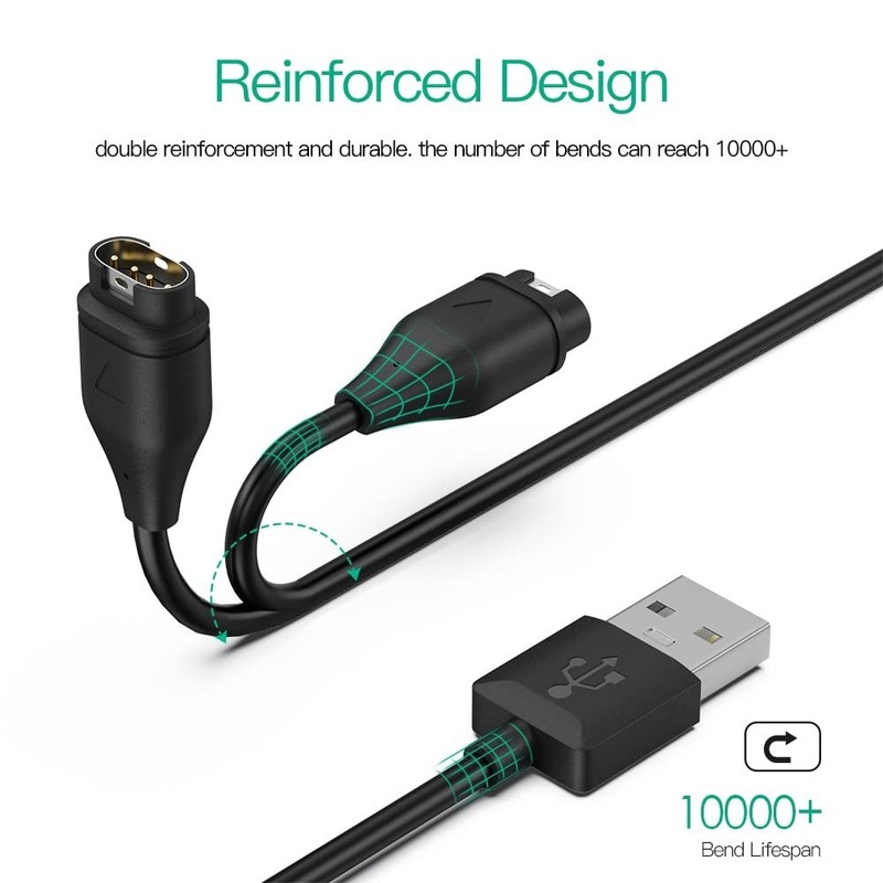 Efficient 3-Pack Garmin USB Charger Cable - Fast Charging for Active Lifestyles gallery