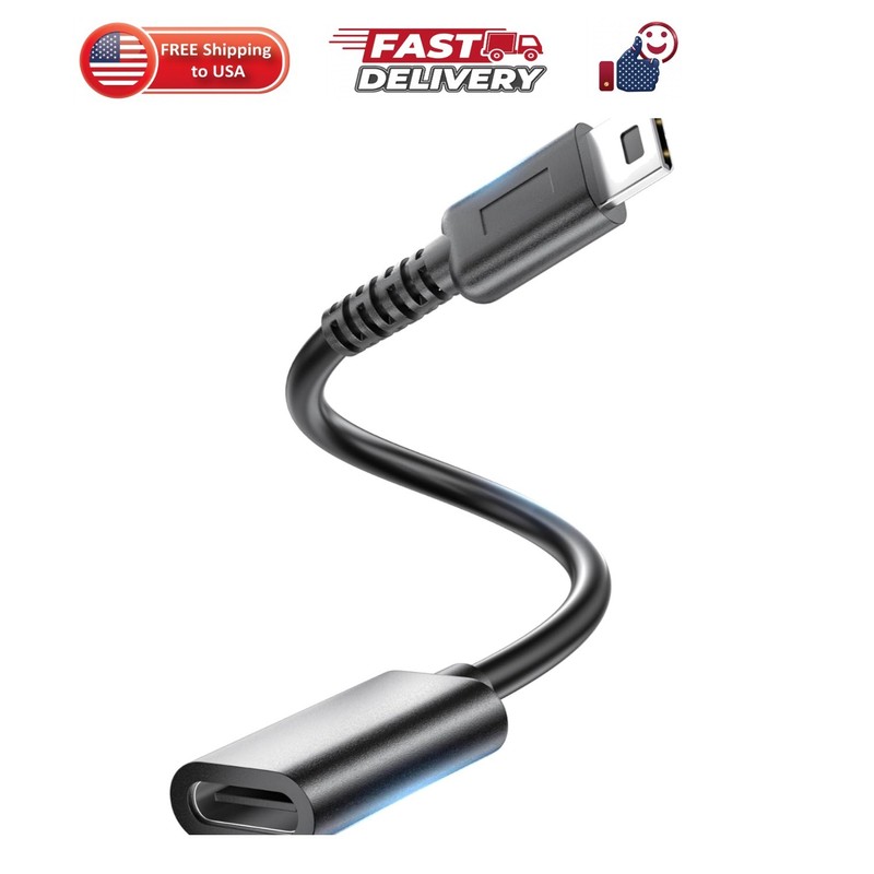 USB-C to DS Lite Charger Adapter | Compatible with USB-C to C & USB-A to C Ca…
