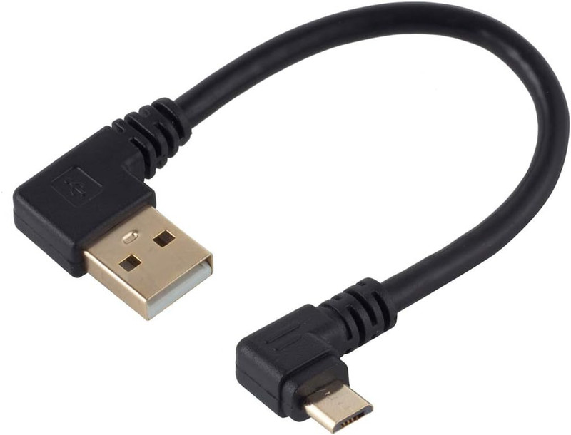 USB to Micro USB Cable 6Inch Right Angle Short USB Micro Cord 90 Degree Fast Cha gallery