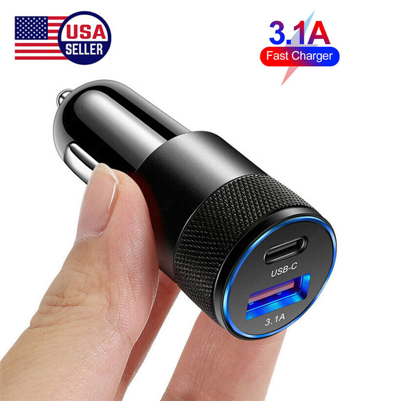 PD 30W USB-C Car Charger Block + 4in1 Cable For Samsung Galaxy S24/23/22/+/Ultra