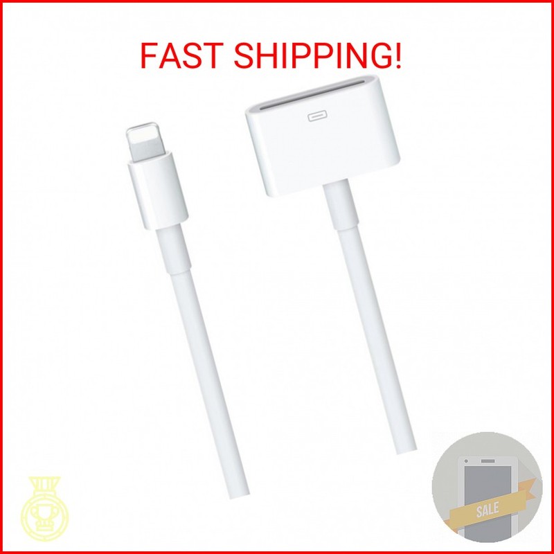 [Apple MFi Certified] Lightning to 30 Pin Adapter for iPhone, 8 Pin to 30 Pin Ch