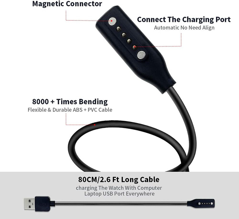 Charger Cable for Bose Frames Audio Sunglasses Replacement USB Charging Cord Acc gallery
