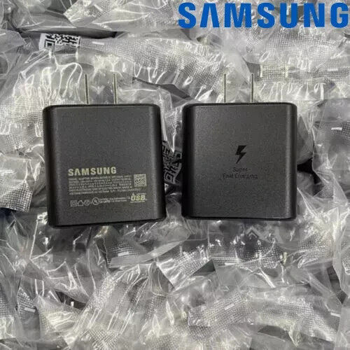 Black 45W Super Fast Charger Plug USB C-C Cable Samsung S23 Ultra S23+ S23