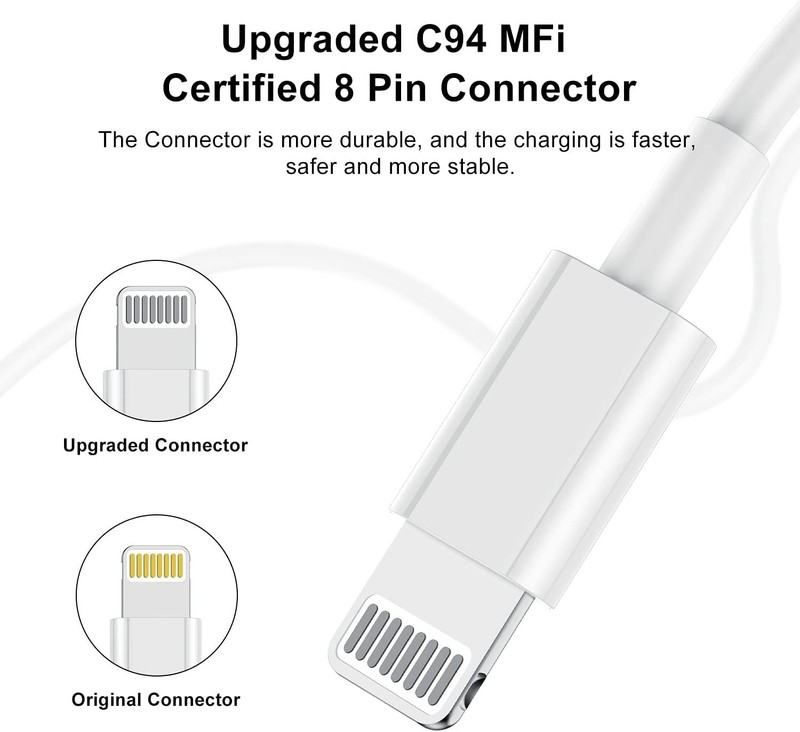 10ft Apple Certified iPhone to USB Charging Cable for iPhone iPad gallery