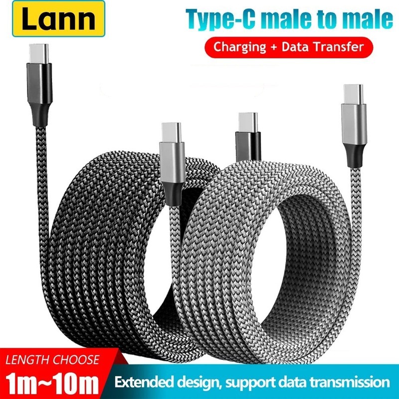 USB C to USB C PD 60W Fast Charging Cable 3M 5M 8M 10M Data Sync Cord 