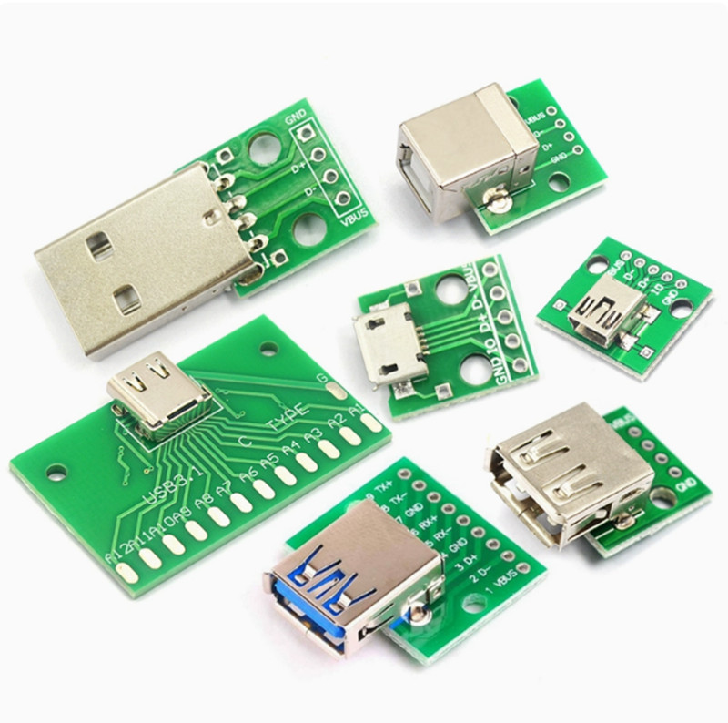 Typec Soldered Module Circuit Board Power Supply-USB to2.0/3.0 Female/Male MICRO gallery