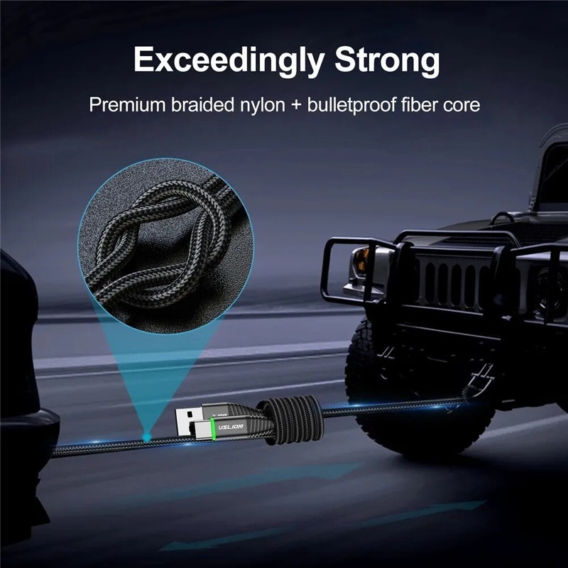 LED 3A Type C Cable Micro USB Fast Charging Cord Wire For Samsung S23 gallery