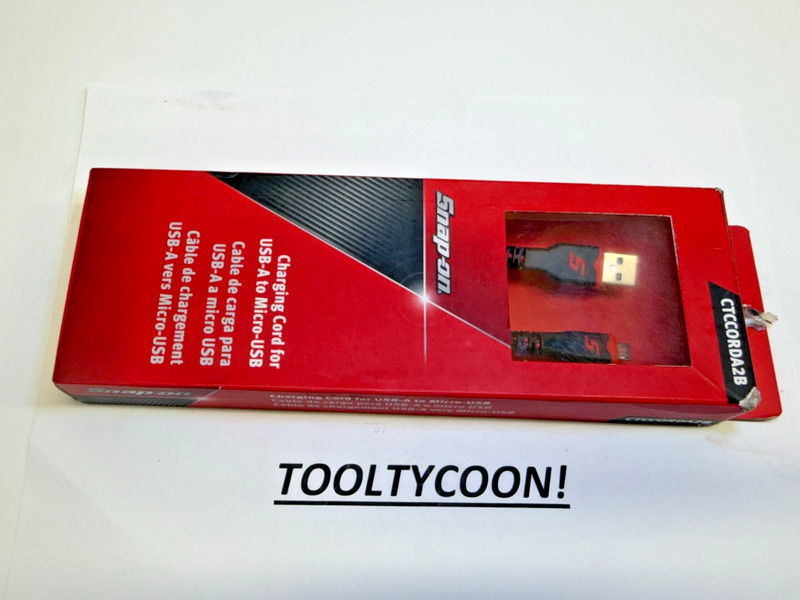 Snap-On Tools New USB Adapter Cord USB A - Micro USB A to B Adapter CTCCORA2B