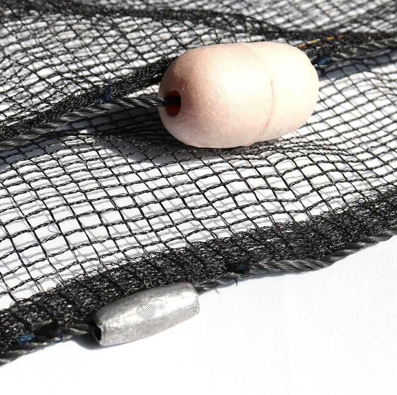 Professional Seine Net 5 to 50 ft Ultra Strong Maximizes Catch Ideal Both
