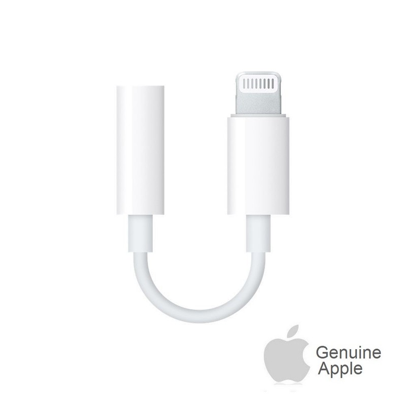 Apple Lightning to 3.5 mm Headphone Jack Adapter Original OEM iPhone 7 8+ Xs 11