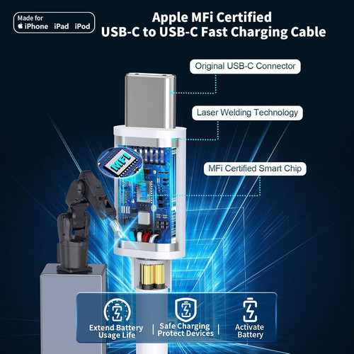 Car Carplay Cable for iPhone 17e/17/Air/17Pro/17Pro Max/16e/16/16 Pro/16... gallery