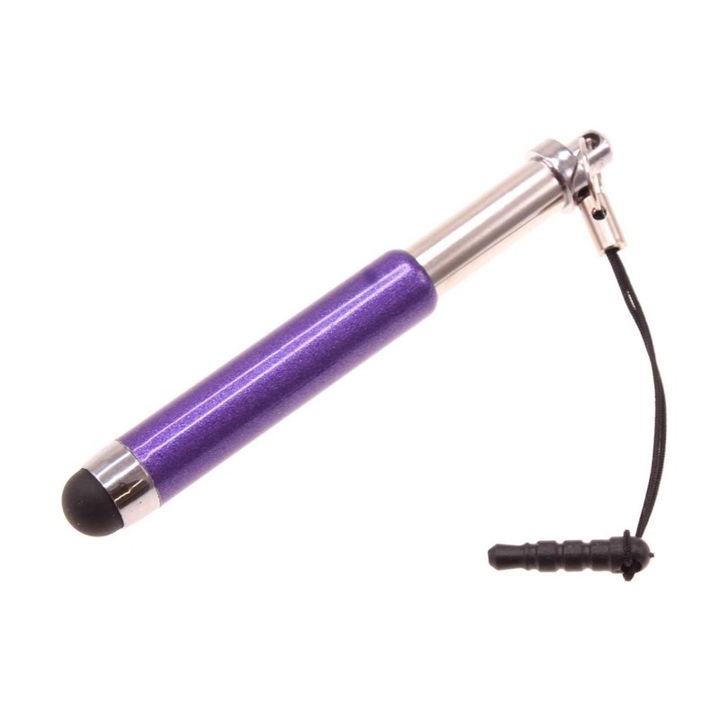 PURPLE STYLUS TOUCH PEN EXTENDABLE COMPACT LIGHTWEIGHT for PHONES gallery