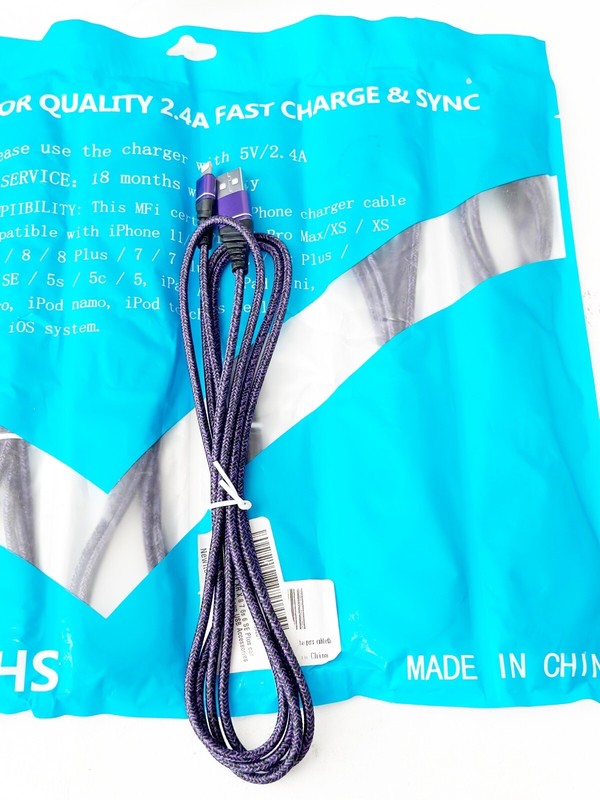 9pcs 6FT Braided Fast Charge Heavy Duty USB For iPhone 14 13 12 11 X XR 8 7 + gallery
