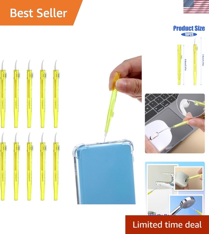 10 Pcs Charging Port Cleaner Phone Charge Port Cleaning Tool Kit Dual Side Mu…