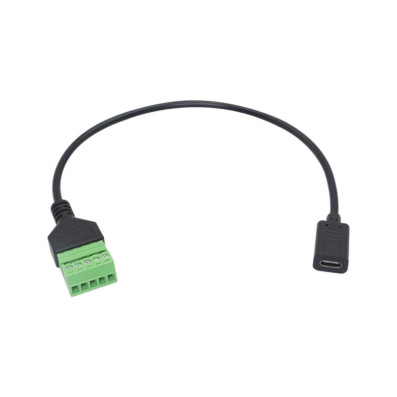 Usb C Terminal Type C Female Screw Terminal Block Connector Solderless Pluggable gallery
