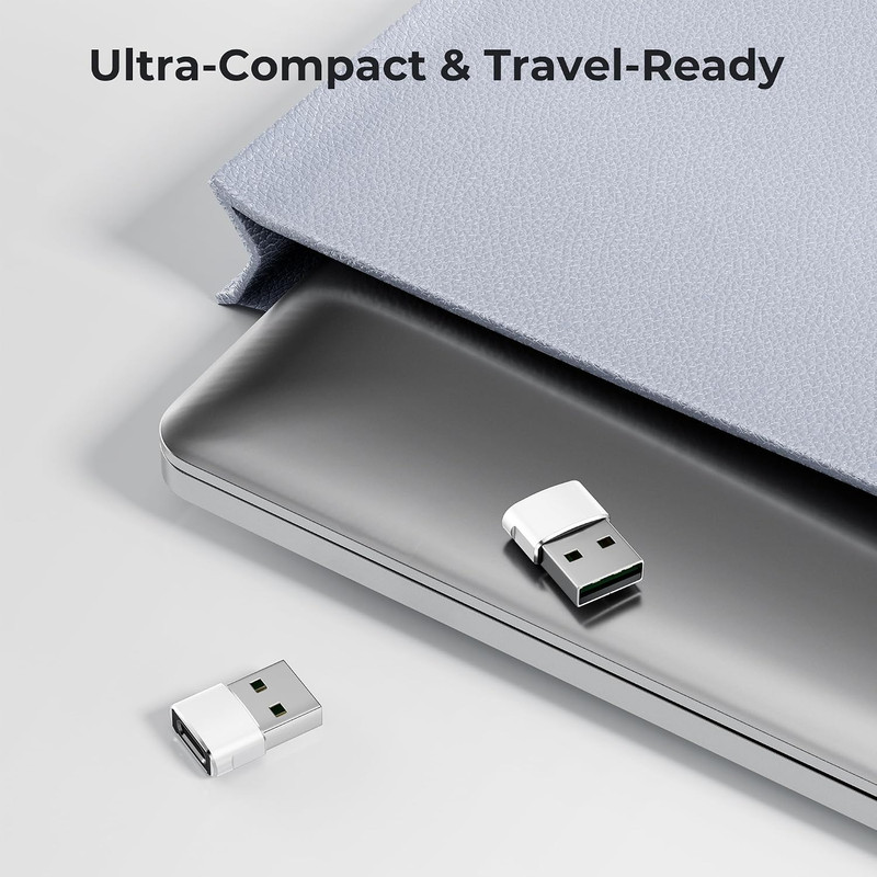 USB to USB C Adapter 4Pack,Type C Female to USBA Male Charger Cable gallery