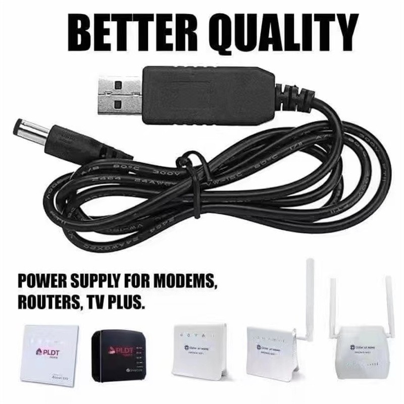 USB Power Boost Cable 5V to DC9V Boost Conversion Cable with 8DC Heads Adapter gallery
