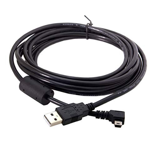 Mini USB 2.0 Cable 90 Degree Right Angle Male to Male 3M - Data Transfer & Charg gallery