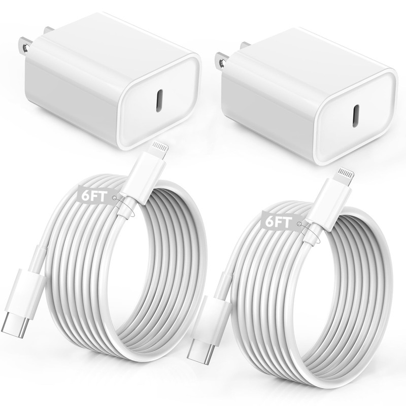 iPhone Charger Fast Charging,iPhone Fast Charger 2Pack Type C Fast Charger Bl…