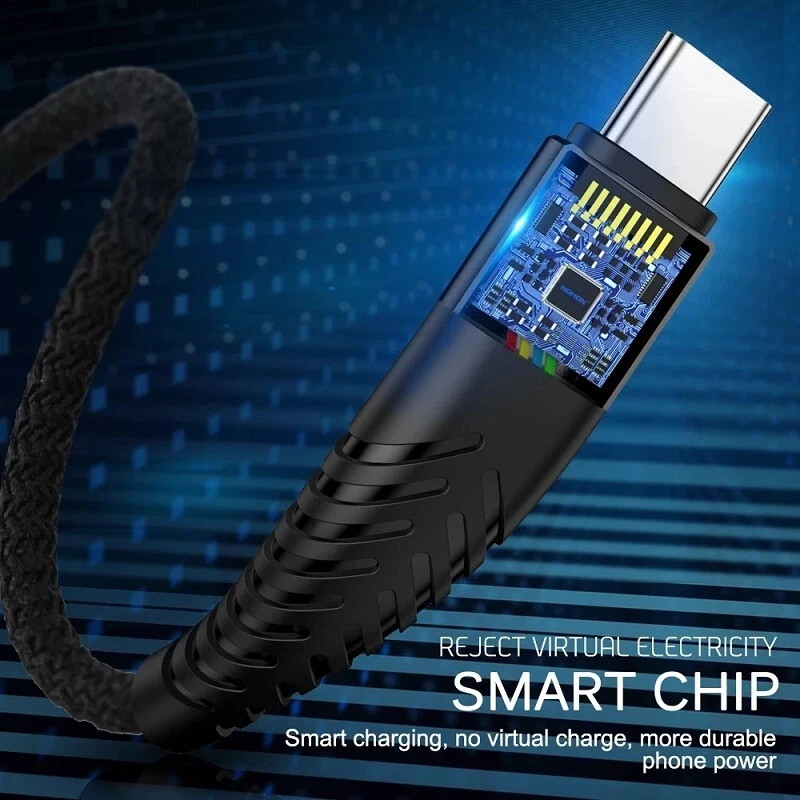 Braided USB Type-C USB-C to USB-A Fast Charge Cable Charger Lot Charging Cord 1M gallery