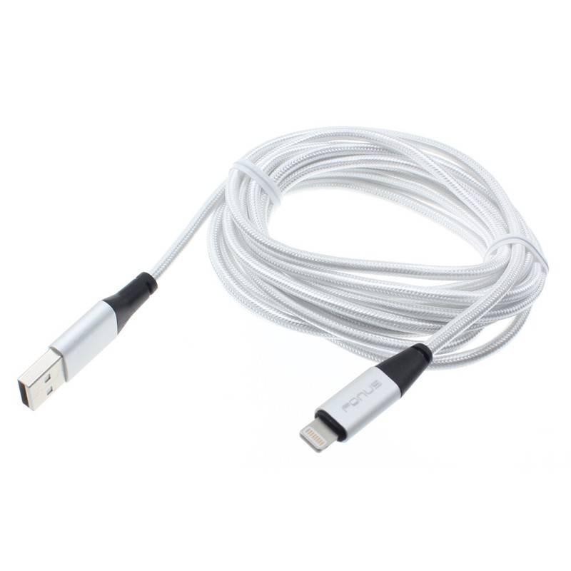 10ft USB Cable Charger Cord Power Wire Braided Long Sync for Cell Phones