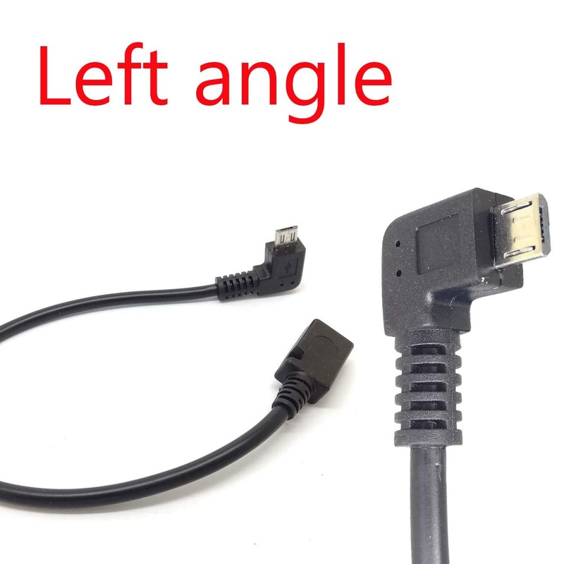 90° Degree Angle USB Micro B 5P Female to 5P Male Left Right Down Up Angled E... gallery
