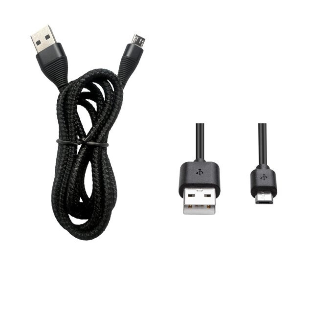 2 X 3.3 FT Nylon Braided USB Cable Mirco USB FOR TCL ION Z T501L T501C gallery