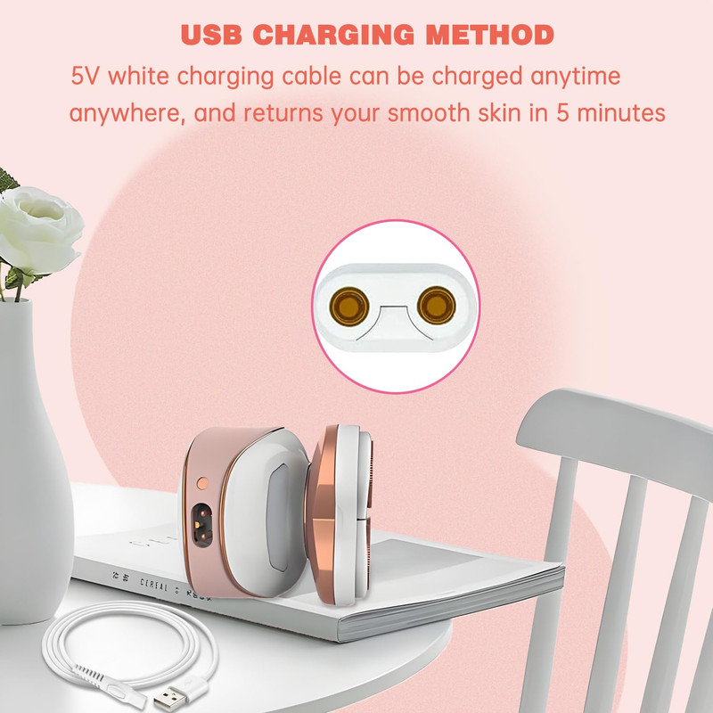 USB Cable Finishing Touch Flawless Legs Charger Cord, Only Compatible with Flawl gallery