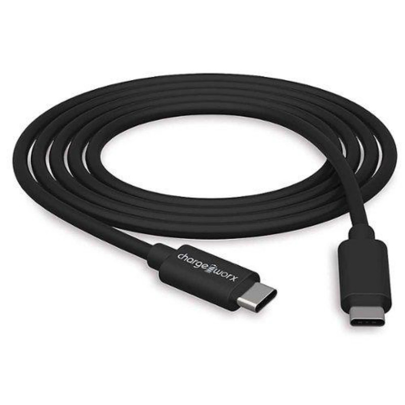 Chargeworx 6ft 60W Power Delivery USB-C to USB-C Fast Charging Cable (Open Box)