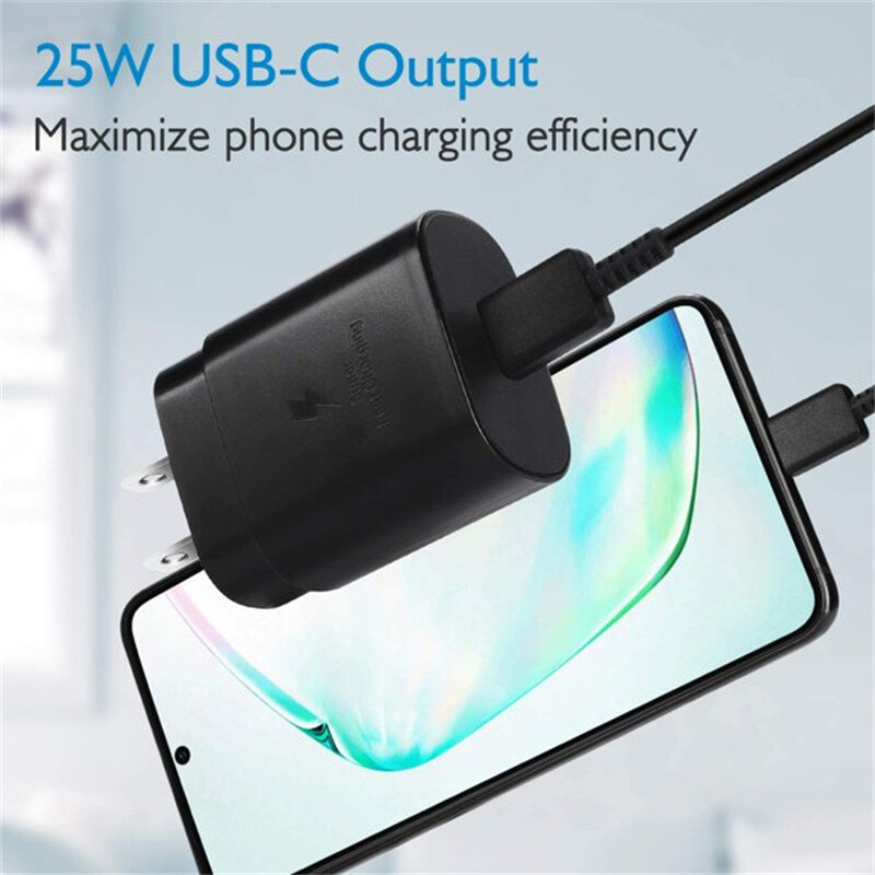 25W Type USB-C Super Fast Wall Charger+6FT Cable For Samsung Galaxy S21 S20 5G gallery
