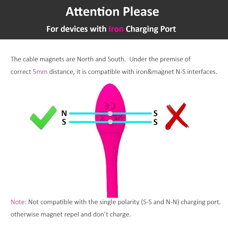 Magnetic USB DC Charger Cable Replacement Charging Cord for 2 Dots Rechargeab... gallery