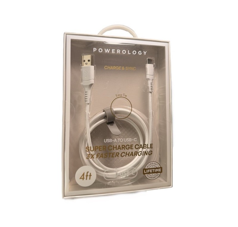 Super Charge Cable USB A to C 4FT