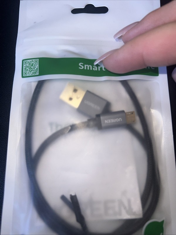 Ugreen Smart Digital Life Micro USB Cable With Braid 1.5ft Black gallery