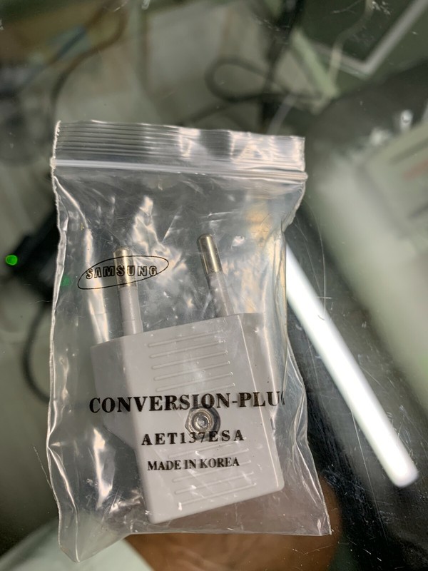 OEM Samsung US to Europe Conversion Plug AET137ESA