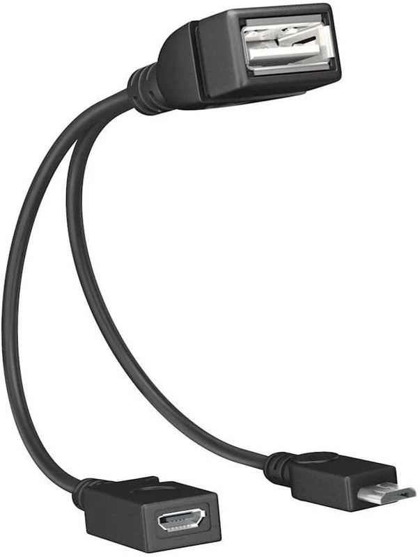 2 Pack Micro USB OTG Adapter With Power For Fire Stick/Host Devices Etc TV Media gallery