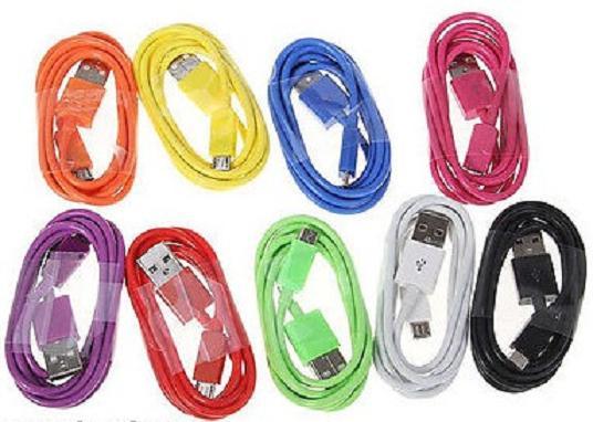 WHOLESALE LOT OF 100 Micro USB CHARGING Sync Cable CORD for Samsung Motorola LG