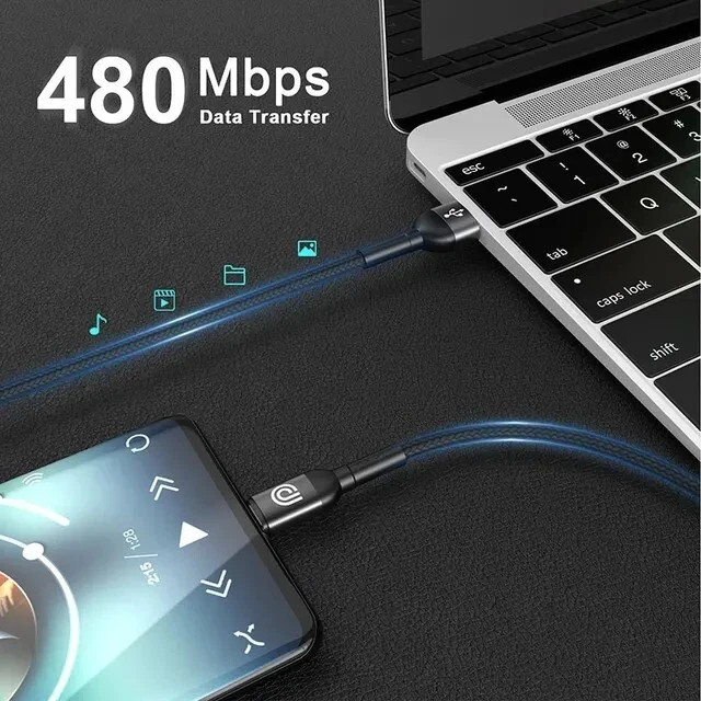 USB C Charging Cable 6 Amp - Android, Samsung, IPhone, Smartphone, Tablet gallery