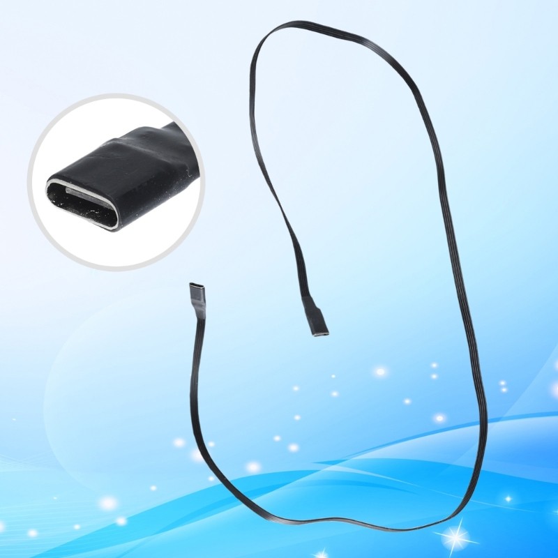 Type C Band Flat Cable Type C Extension FPC Cable Soft Data Cable Charging Cable gallery