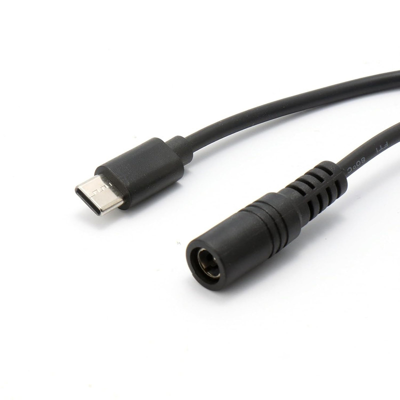 2Pcs DC 5.5Mm X 2.5Mm to USB C Power Cord 5V 5A Power Charging Cord Extension Ca gallery