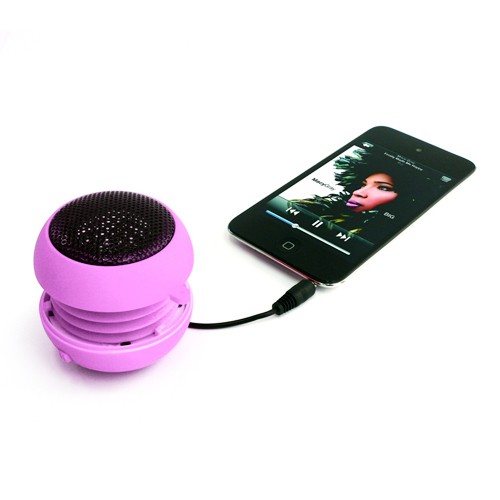 Wired Speaker Portable Audio Multimedia Rechargeable Pink for Smart Phones gallery