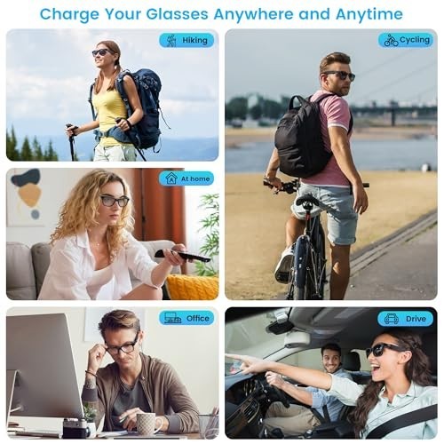 Type-C Charging Cable for Meta Wayfarer RW4006/4008 & Gen 2 RW4012 - Clip-On, Ch gallery