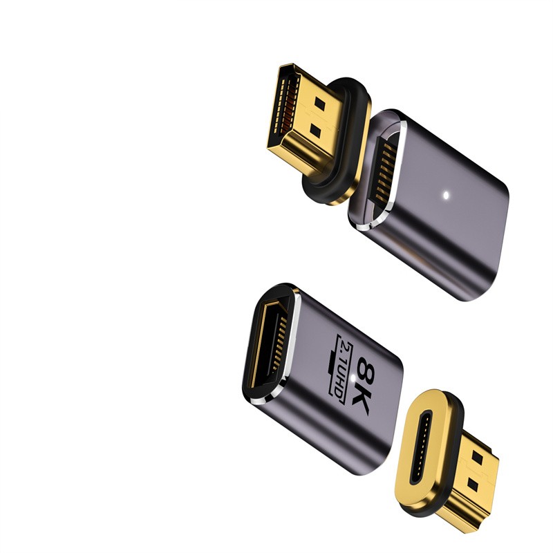 Magnetic Connectors For HDTVs HDMI-Compatible 2.1 8K HD Cable Adapter