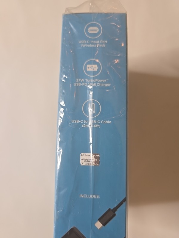 New Motorola TurboPower Wireless Charger-15W QI Charging Pad with 6.6ft Cable gallery