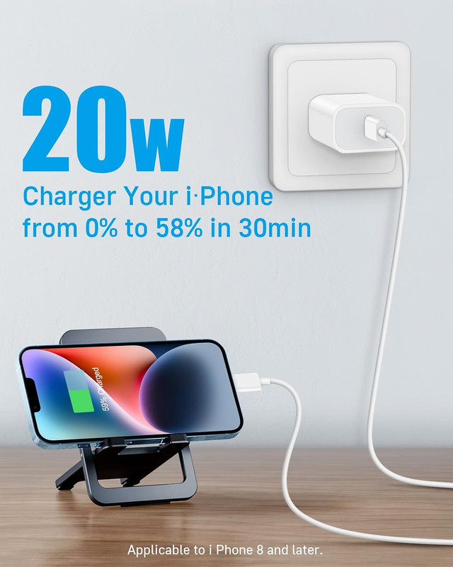10FT I phone 14/13/12 Charger 20W Fast Charging [Mfi Certified] gallery