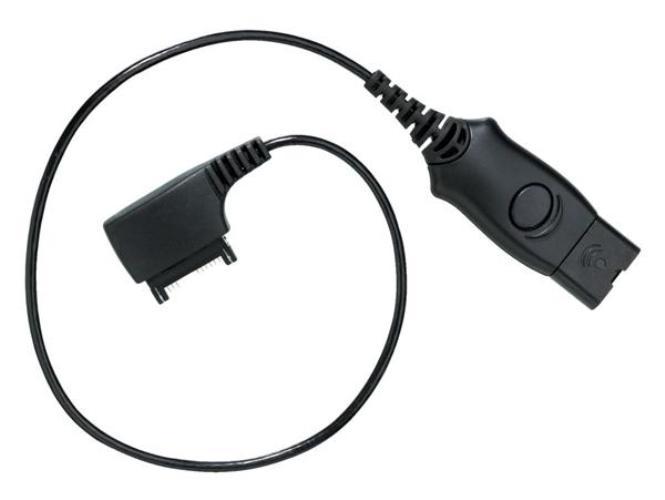 Plantronics MO300-N3 cable connecting H-series headset to Nokia Pop-Port plug